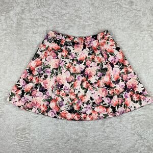 Lily Rose A Line flower scuba skirt, small